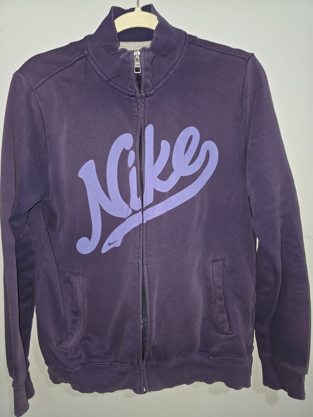 Nike Women's Purple Full-Zip Jacket-Large
